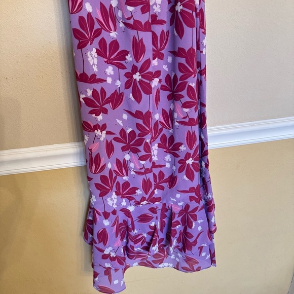 SACHIN & BABI Dillard's Elizabeth Dress Off Shoulder Floral Summer Lavender Sz 4 - Picture 13 of 16